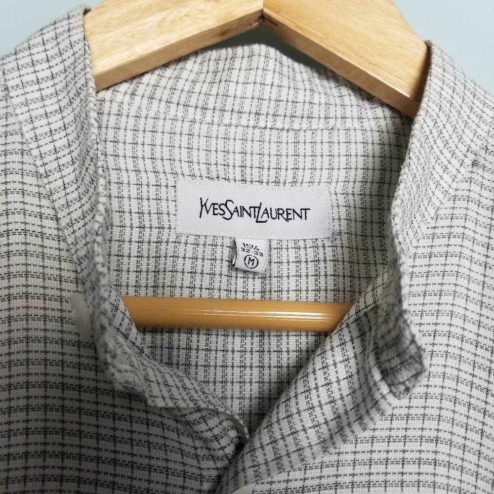 Yves Saint Laurent Men's long sleeve shirt size 15 - Picture 2 of 6